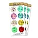 Chinese Symbols Characters Removable Matte Sticker Sheets Set