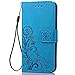 iPhone 7 Plus Flip Case, iPhone 7 Plus Case, iPhone 7 Plus Case Card Holder,Kasedd Premium Synthetic Leather Wallet Case Stand Feature Magnet Flip Cover for iPhone 7 Plus,Blue