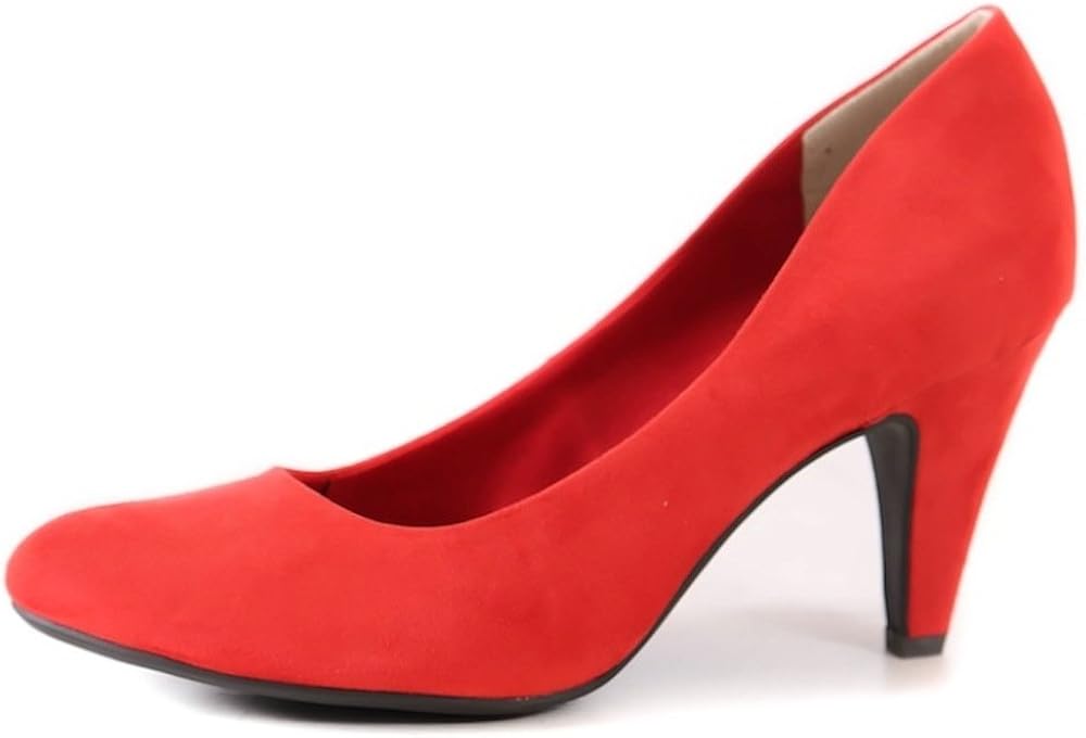 red shoes 3 inch heel