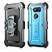 LG V30 Case, SUPCASE Full-body Rugged Holster Case with Built-in Screen Protector for LG V30, LG V30s,LG V35,LG V35 ThinQ,LG V30 Plus 2017 Release, Unicorn Beetle PRO Series(Blue/Gray)