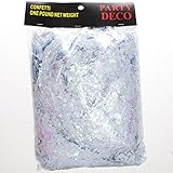 1 LB White and Iridescent Confetti