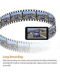 Dash Cam   Cámara DVR para salpicadero de coche, cámara HD 1080P, pantalla LCD de 3" con grabadora de coche completa, grabación de vídeo de visión nocturna, grabación de tráfico, sin tarjeta