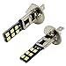 KATUR 2x H1 6500K HID Xenon White 12-SMD LED Replacement Bulbs Car Fog Daytime Running Lights DRL Lamps