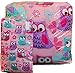 Nature Girl Hoot OWLS QUEEN SIZE Pink PEEK A BOO Comforter Set & Sheets (8 Pieces)