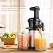 Juicer Amzdeal Slow Juicer Masticating Juicer Machine Cold Press Juicer For High Nutritional Fruits and Vegetables Juice, Easy to Clean, Quiet Motor & Reverse Function, BPA Free, 200w