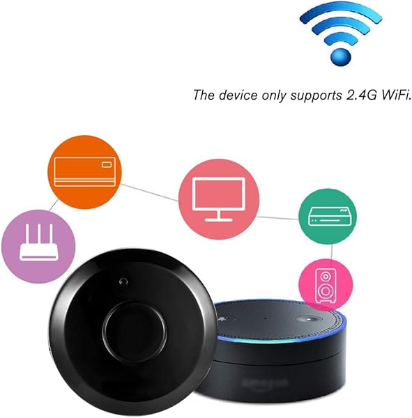 Extaum WiFi IR Control Hub 2 4Ghz Control Remoto Universal infrarrojo habilitado para TV de Aire Acondicionado con la aplicacin Tuya Smart Life Compatible con Alexa Google Home Voice Control