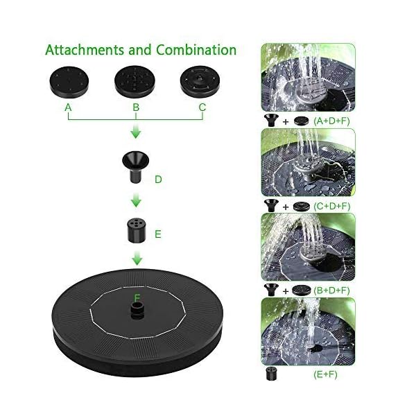 Senders-Solar-Fountain-Pump-Circle-Garden-Solar-Powered-Water-Pump-Solar-Panel-Kit-Water-Pump-for-Pond-Fountain-BirdBath-Garden-Decoration-Water-Cycling-No-Electricity-Required Senders Solar Fountain Pump, Circle Garden Solar Powered Water Pump Solar Panel Kit Water Pump for Pond, Fountain…