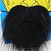 4Pack Black & White Fake Mustache Beard Novelty and Toy For Halloween Costume Party Decoration Fancy Dress Party Accessory