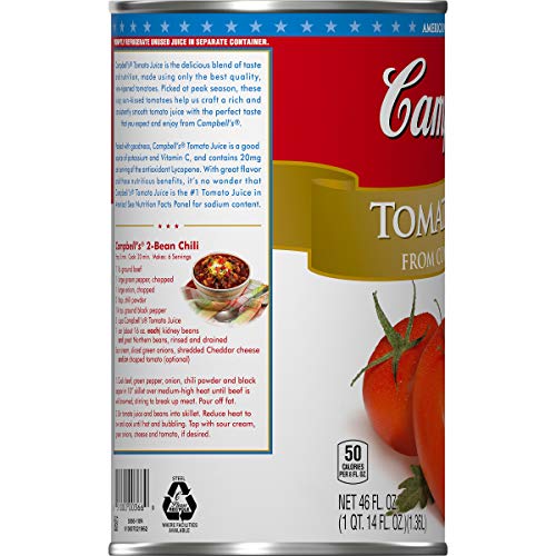 CAMPBELL’S TOMATO JUICE CAN, 46 OZ