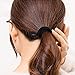 Hair Ties Ponytail Holders Neutral for Thick Heavy Hair YYM 5 Pairs Ultimate Thick Seamless Cotton No Crease Hair Bands for Women
