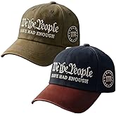 Snugeasy We The People Hat Have Had Enough Baseball Cap,1776 Star Badge Hat for Men Women, 250th Anniversary USA Caps
