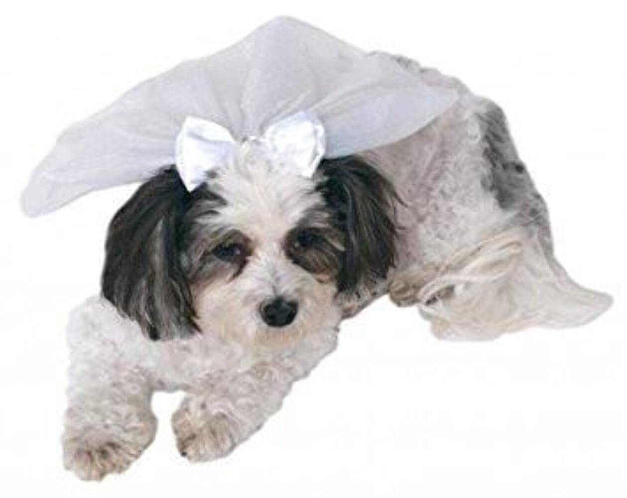 Rubie's Wedding Veil Pet Accessory, Small/Medium