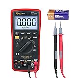 RAGU 17B Digital Multimeter 6000 Count with Ohm Volt Amp Diode Continuity Test, Backlit LCD Display, Auto-Ranging Electronic Measuring Instrument Tester