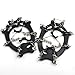 abcGoodefg One Pair Shoe Chains Black Anti-Slip Ice Cleats Shoe Boot Grips Traction Crampon Chain Spike Sharp Snow Walking Walker