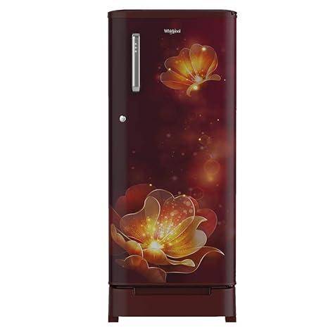 Whirlpool 190 L 4 Star Inverter Direct-Cool Single Door Refrigerator (WDE 205 ROY 4S INV, Wine Radiance, Inverter Compressor) with Base-Drawer