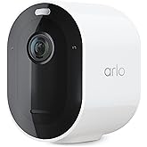 Arlo Pro 5S 2K Spotlight Camera - Wireless Home Security Camera with Spotlight, Color Night Vision, Dual-Band Wi-Fi, 2-Way Audio, Integrated Siren, Motion Detection, White, 1 Pack, VMC4060P (Renewed)