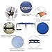 VINGLI 10x20 ft Pop Up Canopy with 6 Sidewalls, Outdoor Gazebo Tent with Carry Bag, Patio Event Tent, Commercial Canopy (Blue)