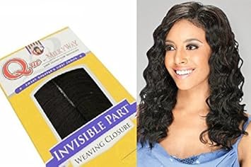 Amazon Com Milkyway Que Invisible Part Weaving Closure Human Hair