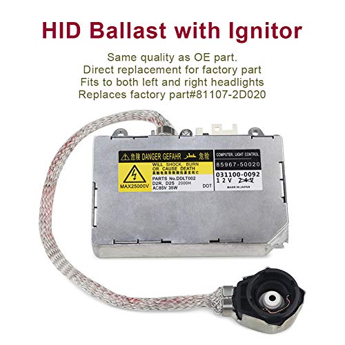 WMPHE Compatible with Headlight Ballast with Ignitor Toyota Prius