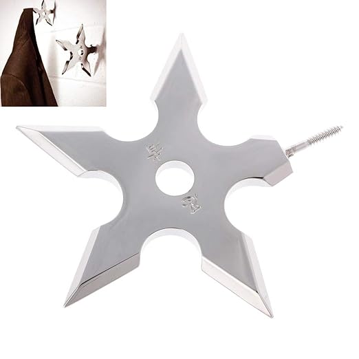 Estrellas ninja de acero | Siéntete como un auténtico guerrero.