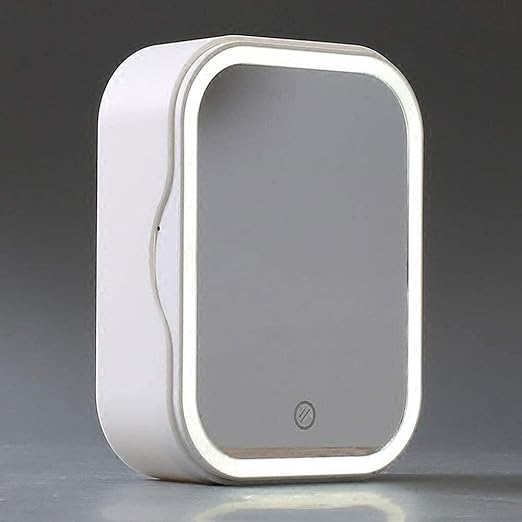 illuminated table mirror