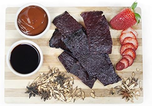 Asian Fusion Barbecue Dried Beef Jerky: Made To Order Premium Snack (8 OZ)
