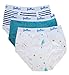 Feathers Boys Botany Print Tagless Briefs Underwear - 100% Cotton Super Soft Briefs (3/Pack)