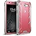 Poetic Revolution Galaxy J3 Emerge Rugged Case Cover Heavy Duty and Built-in Screen Protector for Samsung Galaxy J3 (2017) / J3 Prime/Amp Prime 2/ Express Prime 2 Pink/Gray