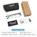 Cyxus Black Computer Blue Light Blocking Glasses for Men Full Rim UV Blocking Gaming Eyeglasses Anti Digital Eye Strain Headache Eyewear