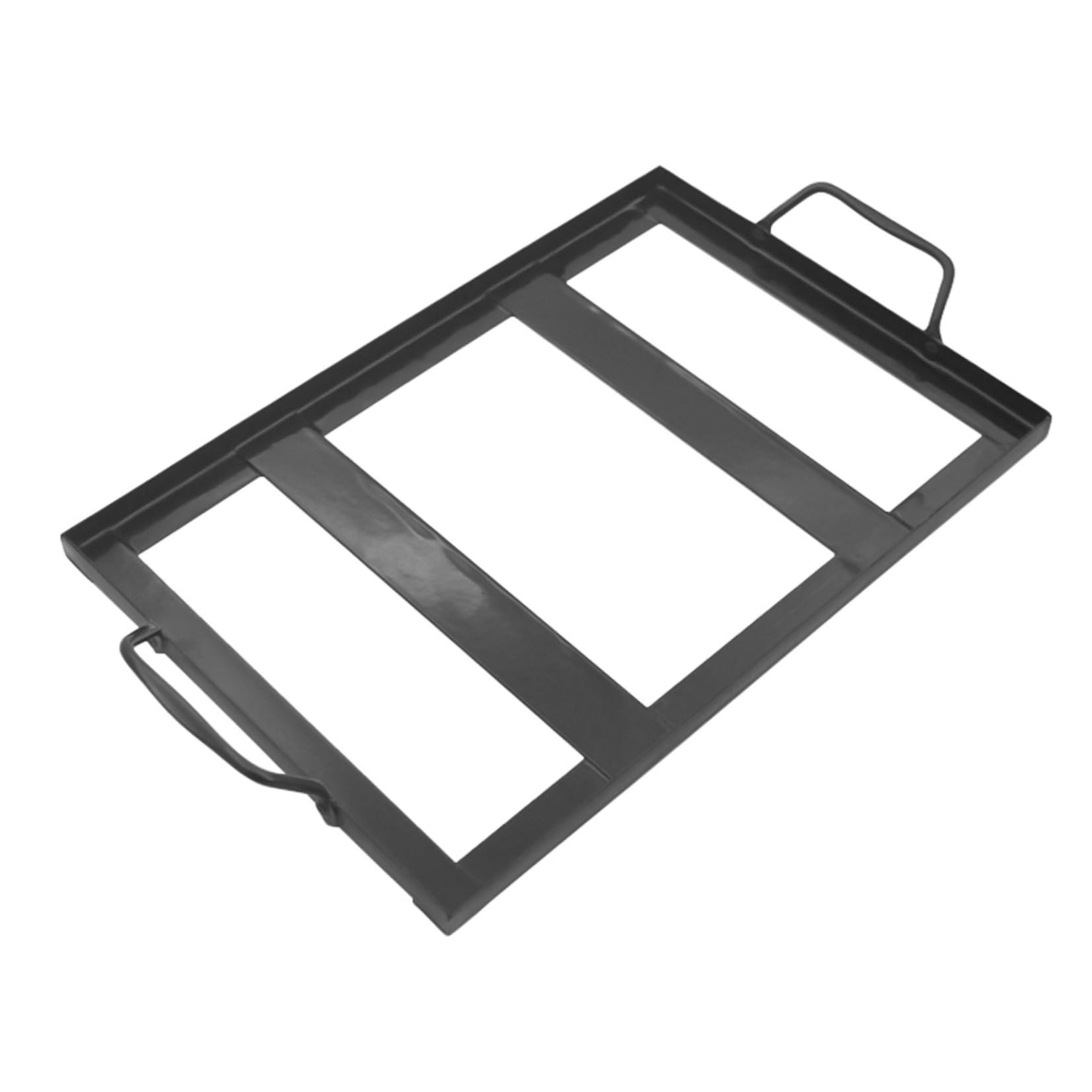 Luxshiny 1pc Black Barbecue Tool Salt Plate Rack Grill Rack for BBQ Camping and Outdoor Use Easy to Clean Stability Safe Design for Grilling Parties and Events