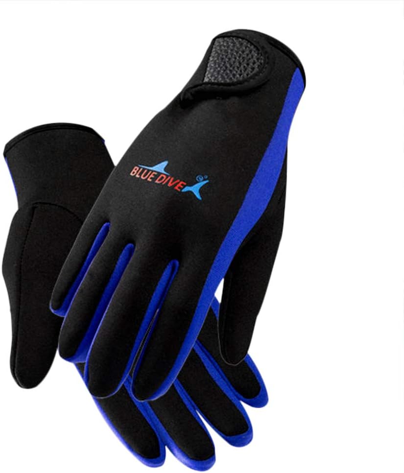 Diving Gloves, Wetsuit Gloves Men Women Watersports Diving Boating Surfing Neoprene Diving Snorkeling Kayaking Five Finger Gloves Scuba Gloves Diving Suit Snorkeling Gloves Keep Warmer : Sports & Outdoors