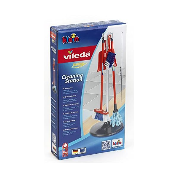Theo Klein 6765 Vileda Cleaning Station I Children's Cleaning Set Including Broom , Mop and much more I Easy to Assemble… – Bild 3