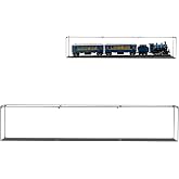 Acrylic Display Case for Lego 21344 The Orient Express Train Can Be Installed on the Wall Photo Frame 47.24" Lx5.91 Wx7.87 H ( 120x15x20cm)(NOT Included The Model)