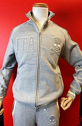 Amazon セール35 Off 17秋冬 ブルネロインターナショナル Blunero トラックジャケット メンズ ブランド スウェット上下セットアップ着用可能 メンズファッション ブルネロ服 裏起毛トラックジャケット グレー ５２ ｘｘｌ グレー