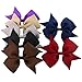 3.5 inches Baby Girls Pinwheel Ribbon Hair Bows With Alligator Clips For Teens Kids Children 40 colors