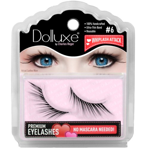 1Pair THICK False Fake Eyelashes Dolly Doll Look Eye Lashes Wink *FREE