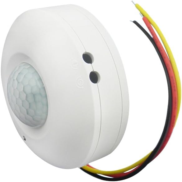 ounona 360 grado cuerpo humano Sensor de movimiento interruptor con diseño de montaje en techo, utilizado para Corridor, Toilets, escalera, sala, balcón, baño, garaje, etc. (blanco): Amazon.es: Hogar