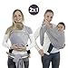 Baby Wrap Carrier and Ring Sling In One – Baby Slings and Wrap - Comfortable Ring Sling Baby Carrier- Bonuses: 2/P Baby Socks, 2 Rings for Second Sling