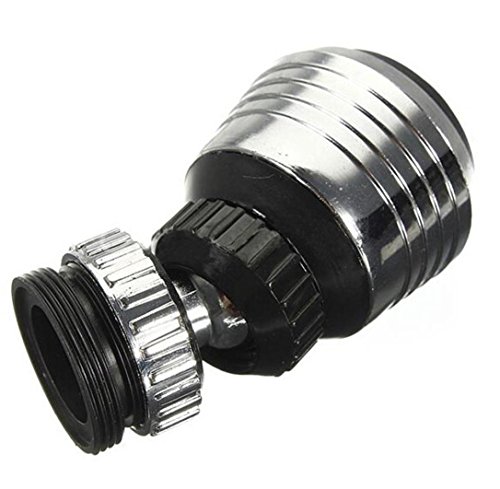 360 Rotate Swivel Faucet Nozzle Water Saving Tap Aerator Diffuser Faucet Nozzle Filter Adapter Diffuser Kitchen Accessories by Staron (A)