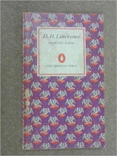 D H Lawrence Selected Poems D H Lawrence Amazon Com Books