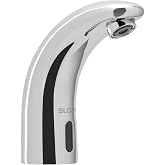 Sloan SF-2450 Sensor Faucet, 0.5 GPM, Back-Check Tee, Polished Chrome