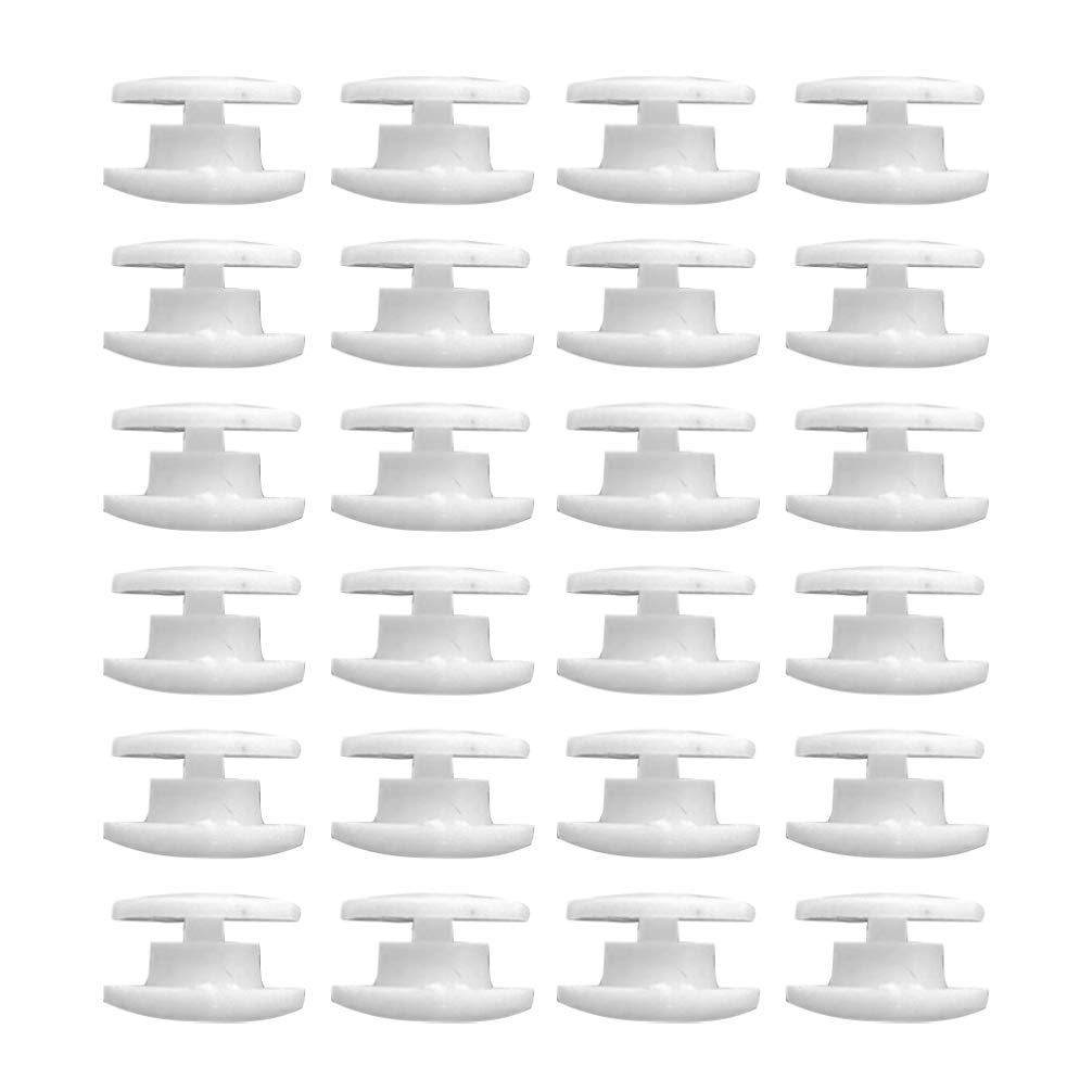 EXCEART 200Pcs White Plastic Snap Fasteners for Protective Masks 9Mm Replacement Retaining Clips for Mask Making No Sew Rivets for Clothing Crafts and Diapers