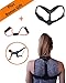 Posture corrector brace for women men-support back relief and upper pain-clavicle shoulder brace comfortable and adjustable-improve discreet design kyphosis thoracic-Size 25-50 inches+Bonus Toner Cord