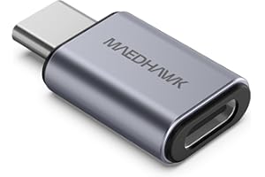 MaedHawk Bypass 2.0 Motorcycle CarPlay Bluetooth Headset Adapter with Passthrough USB-C Charging Port (Grey)