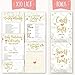 Baby Shower Games - Gender Neutral (5 Activities for 50 Guests, 5x7 Cards) - Baby Predictions, Baby Bingo, Emoji, Advice, Mommy or Daddy - Gender Reveal Party Supplies Favors Decorations