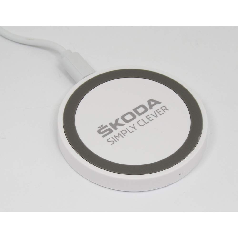 Skoda MVF03-484 Wireless Charger Wireless USB Charging Station Qi Standard White