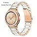TRUMiRR Band for Samsung Galaxy Watch 42mm / Active 2 40mm 44mm Women, 20mm Stainless Steel & Resin Watchband Rose Gold Strap for Garmin Vivoactive 3 / Venu