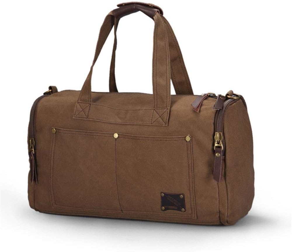 Zaino A Tracolla Uomo FSD.WG In Pelle PU Resistente All'Acqua - Borsa Messenger 18x30x8 Cm, Leggera, Per Lavoro E Viaggio