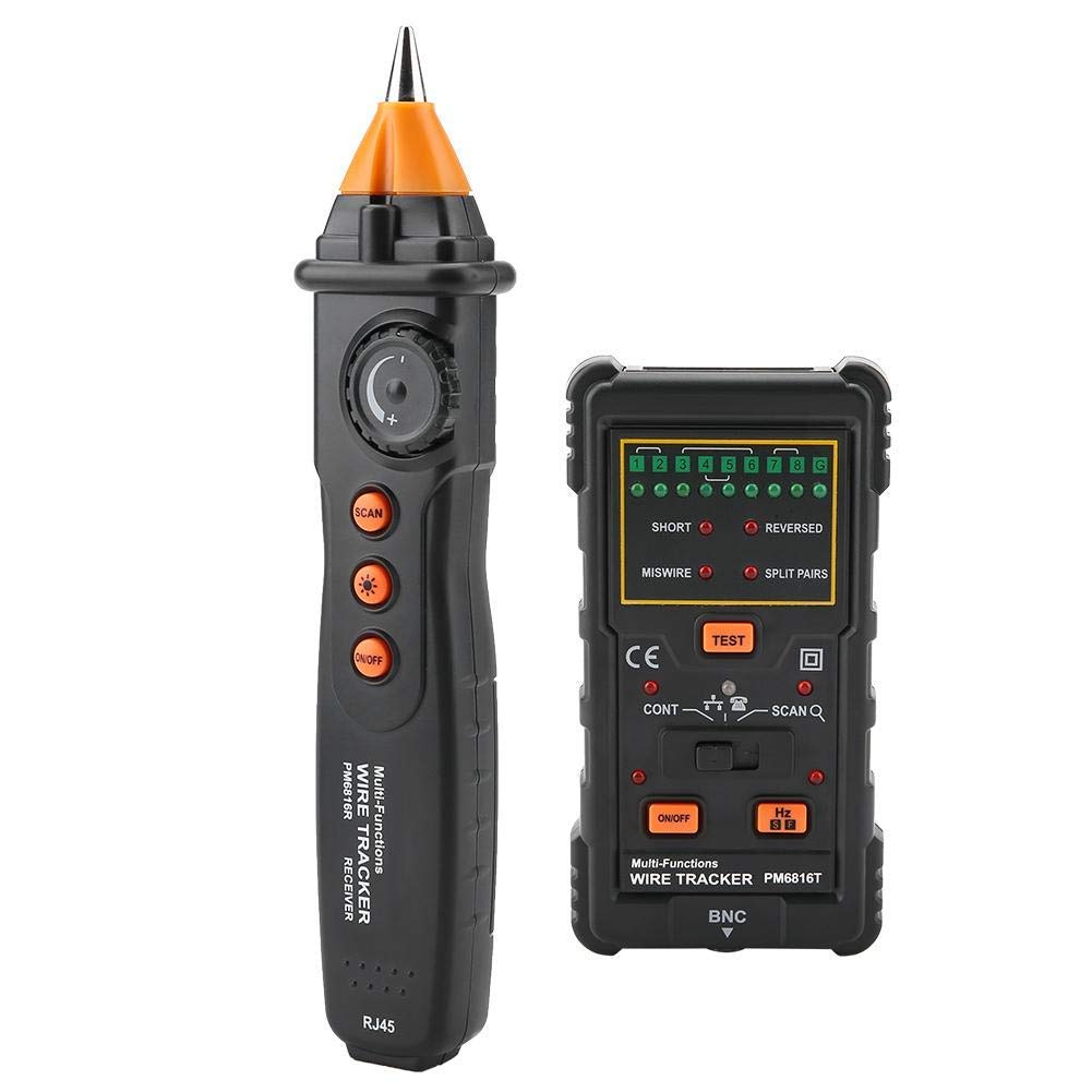 Cable Tester Line Finder SEAFRONT PM6816 RJ11 RJ45 Network Cable Wire Tracker
