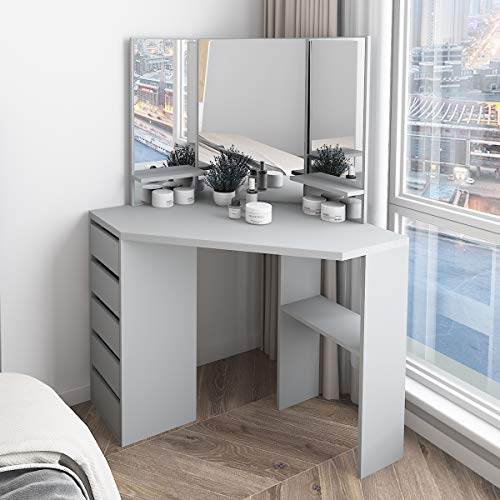 corner vanity dresser